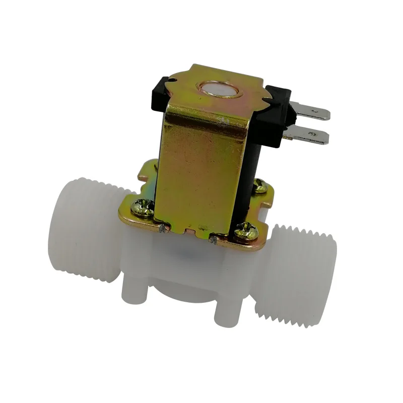 

G3/4" Electric Solenoid Valve Magnetic, Water Air Inlet Flow Switch Plastic solenoid valve Normal close
