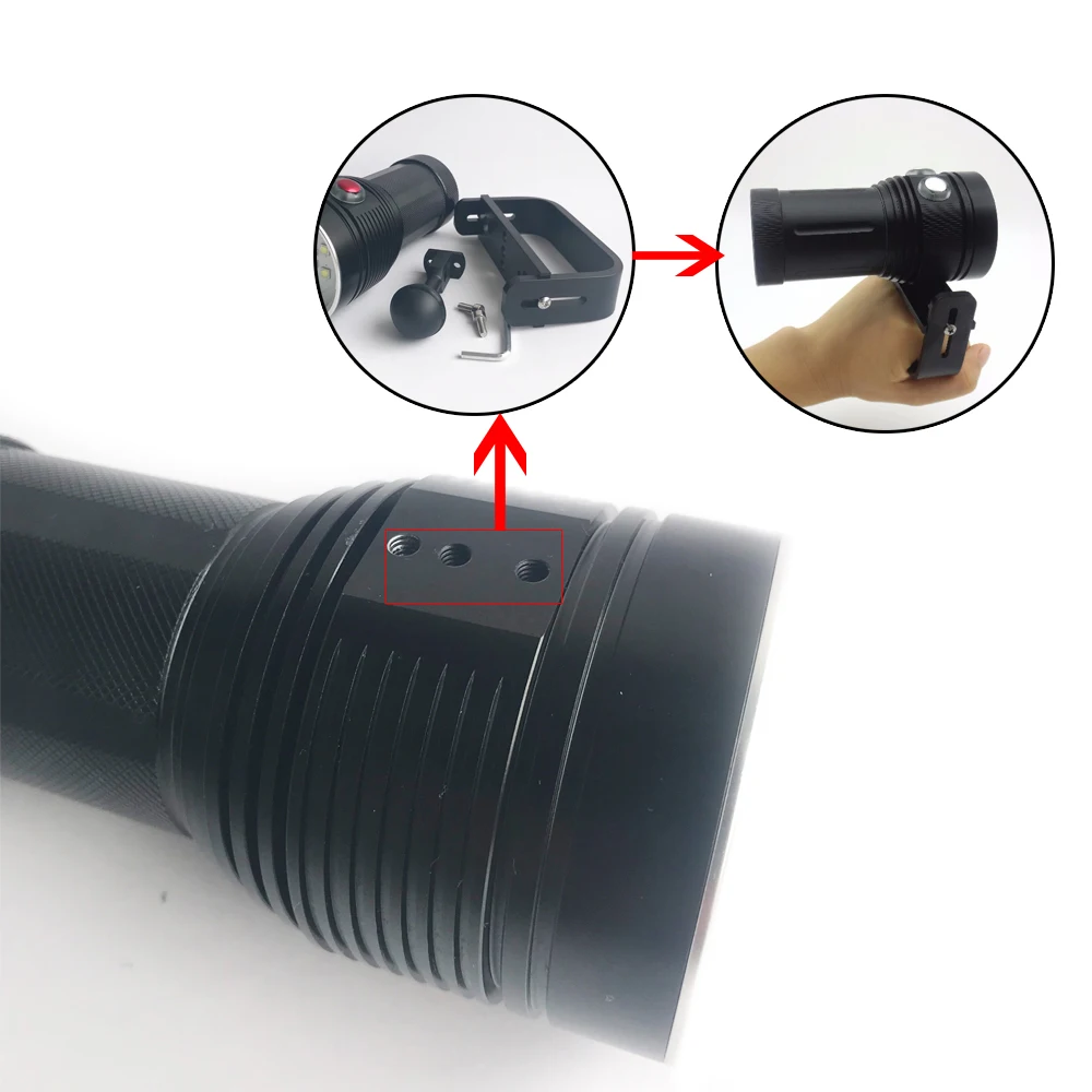 Diving Flashlight Underwater Dive Torch (12)