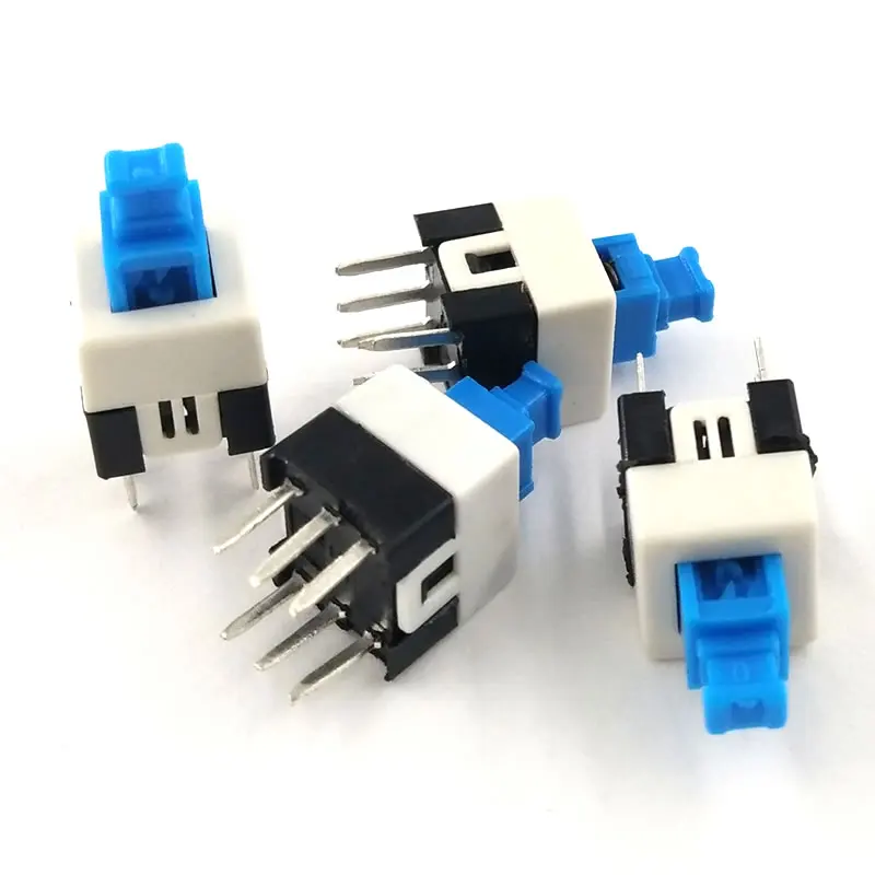

20pcs/lot Square Button Tactile Push Button Switch DIP 6pin 7x7mm Resetting Type Momentary Tact Non-locking