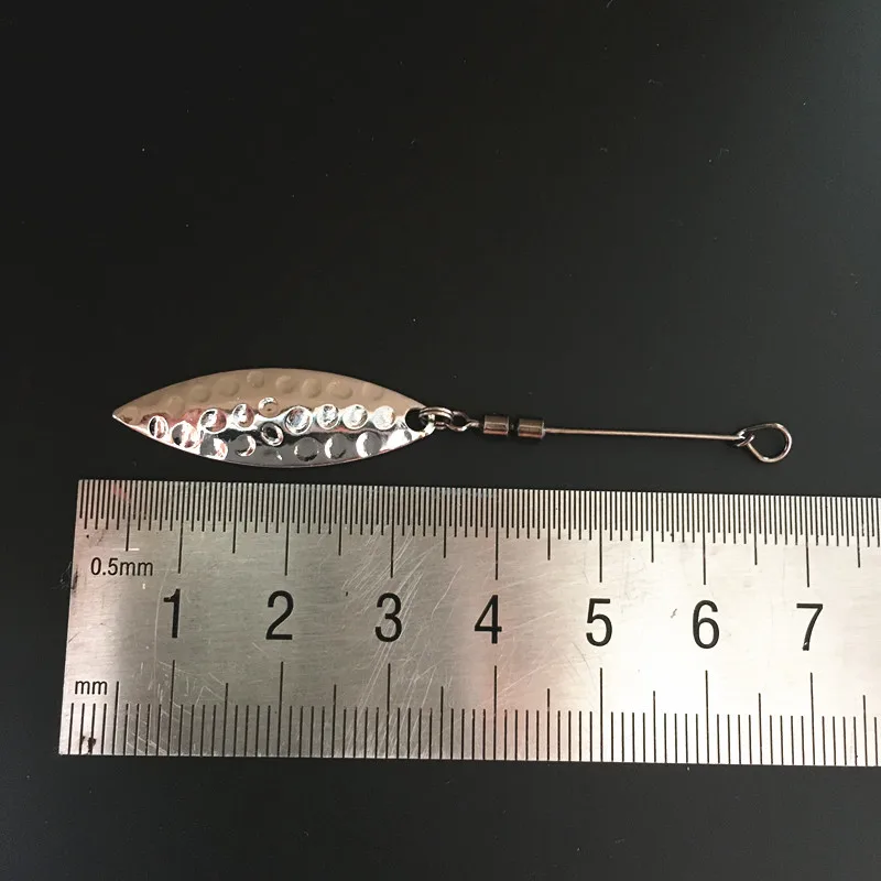 5*Fishing Hook Pallet Sea Fishing Hook Spinner Metal Spoon Maggot Worm Hook Swivels
