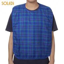 Большие водонепроницаемые нагрудники для взрослых, одежда для инвалидов, Защитное приспособление во время приготовления пищи, нагрудники для взрослых для уборки пищи