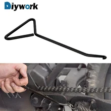 DIYWORK 17 см Длина Т-образная ручка Весна приспособление для Извлечения Крючка для катания на мотоцикле Нержавеющая сталь крюк для монтажа тормозных пружин Съемник