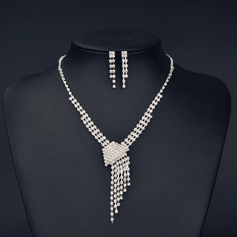 Jewelry & Accessories,Fashion Jewelry Sets. Bridal jewelry, Wedding jewelry, Zircon necklace earrings set Jewelry & Accessories,Fashion Jewelry Sets. Bridal jewelry, Wedding jewelry, Zircon necklace earrings set