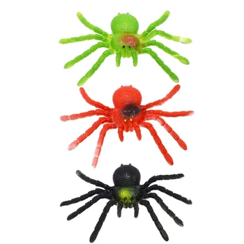 

New Long Teeth Scary Spider Halloween Party Stage Props Horror Joke Prank Scary Toys Gifts For Kids-M15