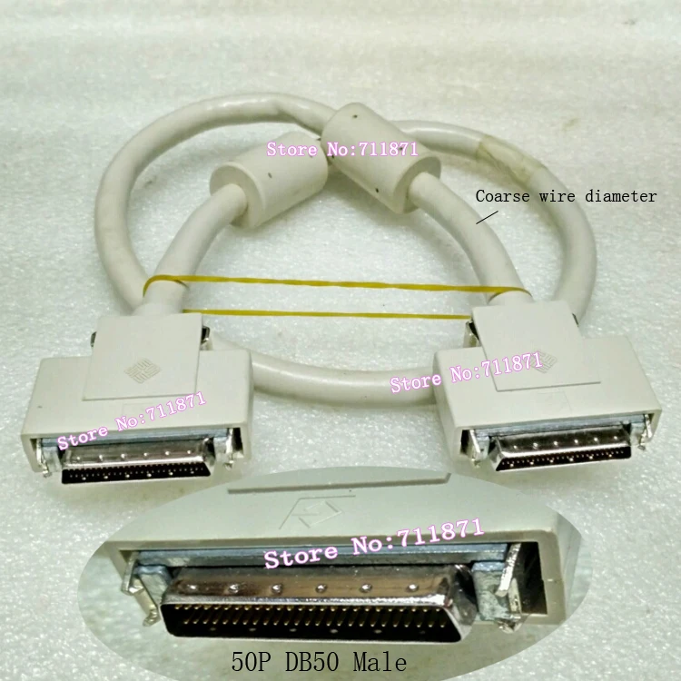 Cable macho a macho DB50 50P SCSI de 80cm, Cable de datos HDD, interfaz