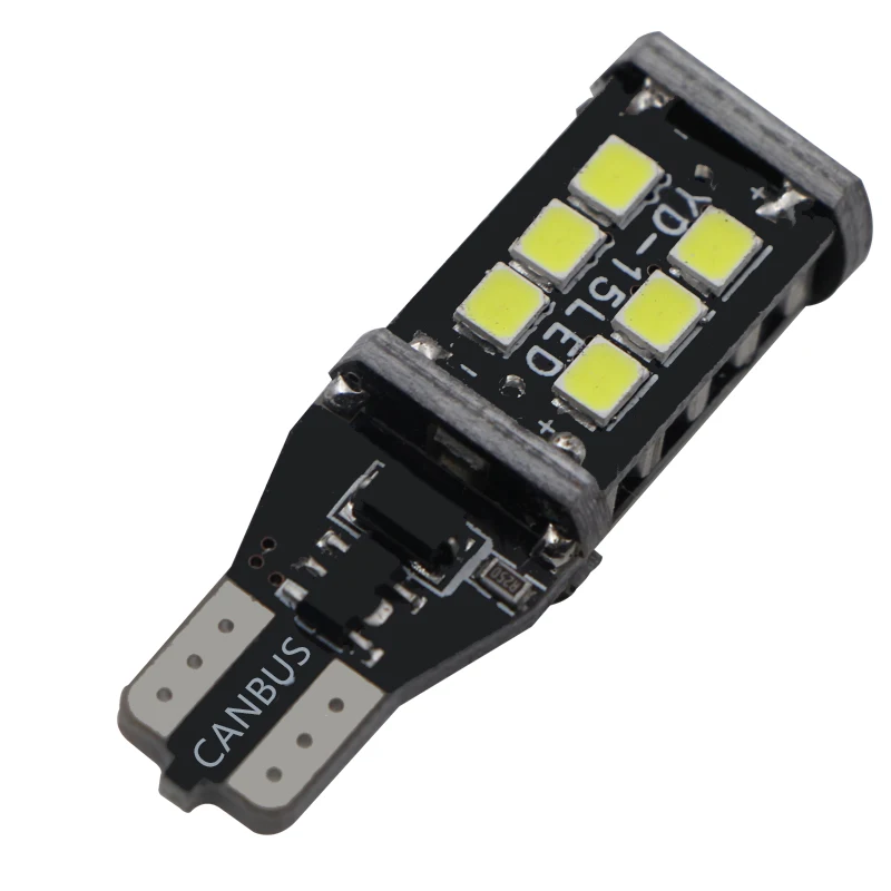 1x T15 светодиодный светильник 2835 SMD Canbus OBC без ошибок 921 912 W16W Автомобильный задний