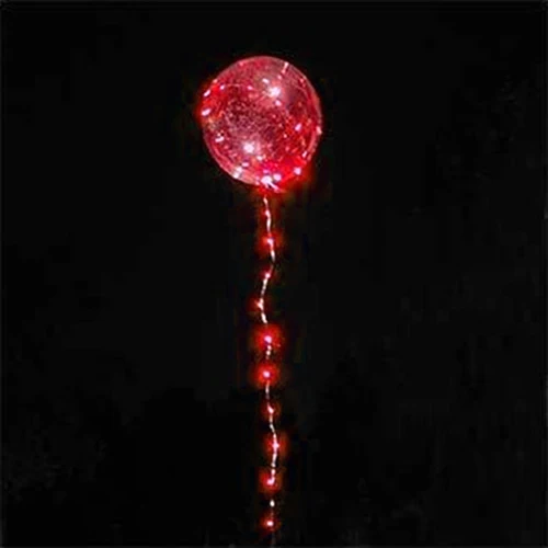 Прозрачный воздушный шар, светящаяся светодиодная гирлянда, круглые шары, свадьба девичник, товары на День святого Валентина