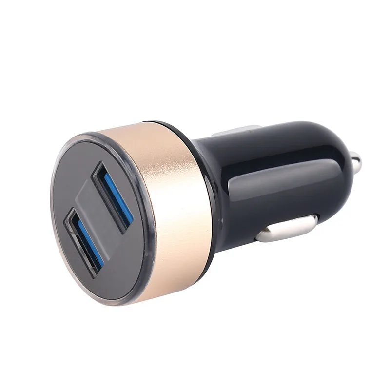 Thbelieve 3A Dual Car-Charger 2 USB Charging Port 5V 3A Quick Charge LED Voltage Display Mini Portable Auto Charger  (3)
