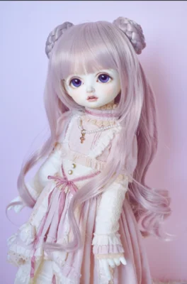 Bjd кукла парик для 1/3 1/4 1/6 1/8 bjd кукла парик для bjd кукла lcute косу волосы парик для sd bjd парик для кукол - Цвет: 1