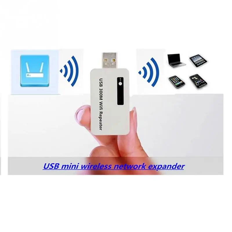 

High Quality 300M Wireless USB WiFi Repeater Network Router Signal Range Extend Amplifier for home office