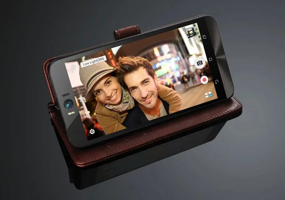 Чехол Zenfone для ASUS Selfie держатель карт чехол ZD551KL кожаный телефона кошелек флип