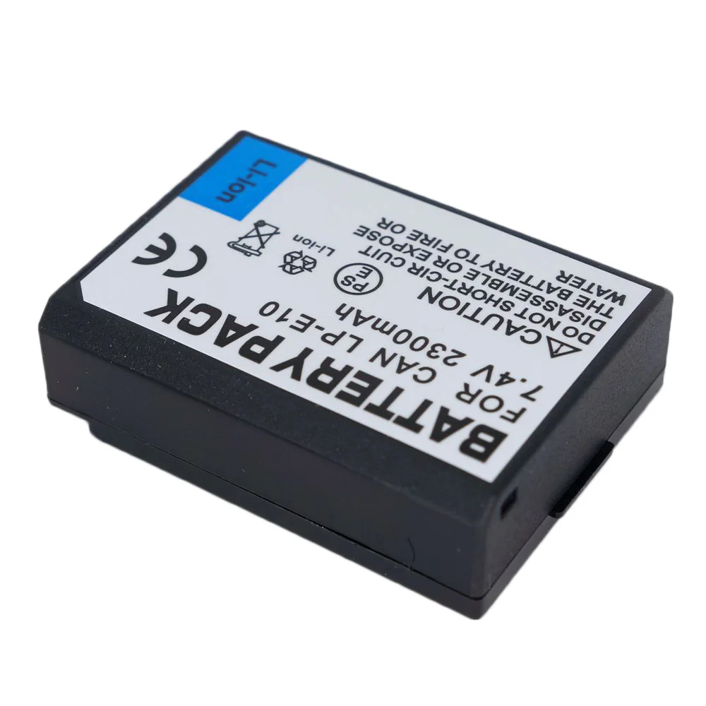 Аккумулятор для цифровой камеры WHCYonline 2300 мАч CANON 1100D KISS X50 REBEL T3 1200D T6 1300D|battery for