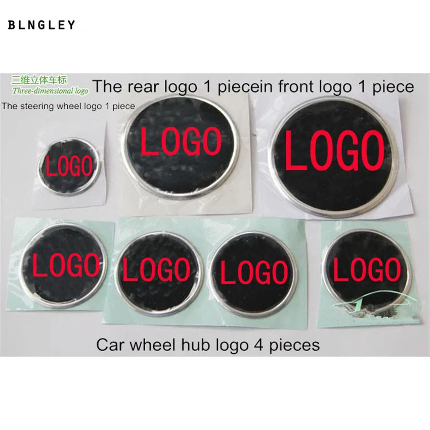 The 3D car stickers of steering wheel, wheel hub,the front and the rear of the logo for Skoda Octavia Fabia Superb The 3D car stickers of steering wheel, wheel hub,the front and the rear of the logo for Skoda Octavia Fabia Superb