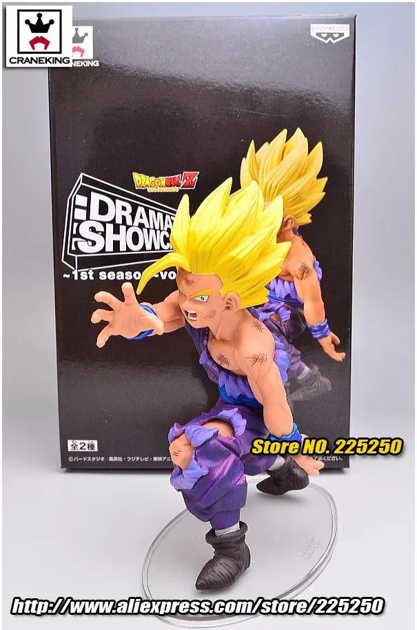 Японии аниме "Dragon Ball Z" Оригинал Banpresto драматический витрина Коллекция Рисунок 1st сезон Vol.1-Супер Саян Сын гохан