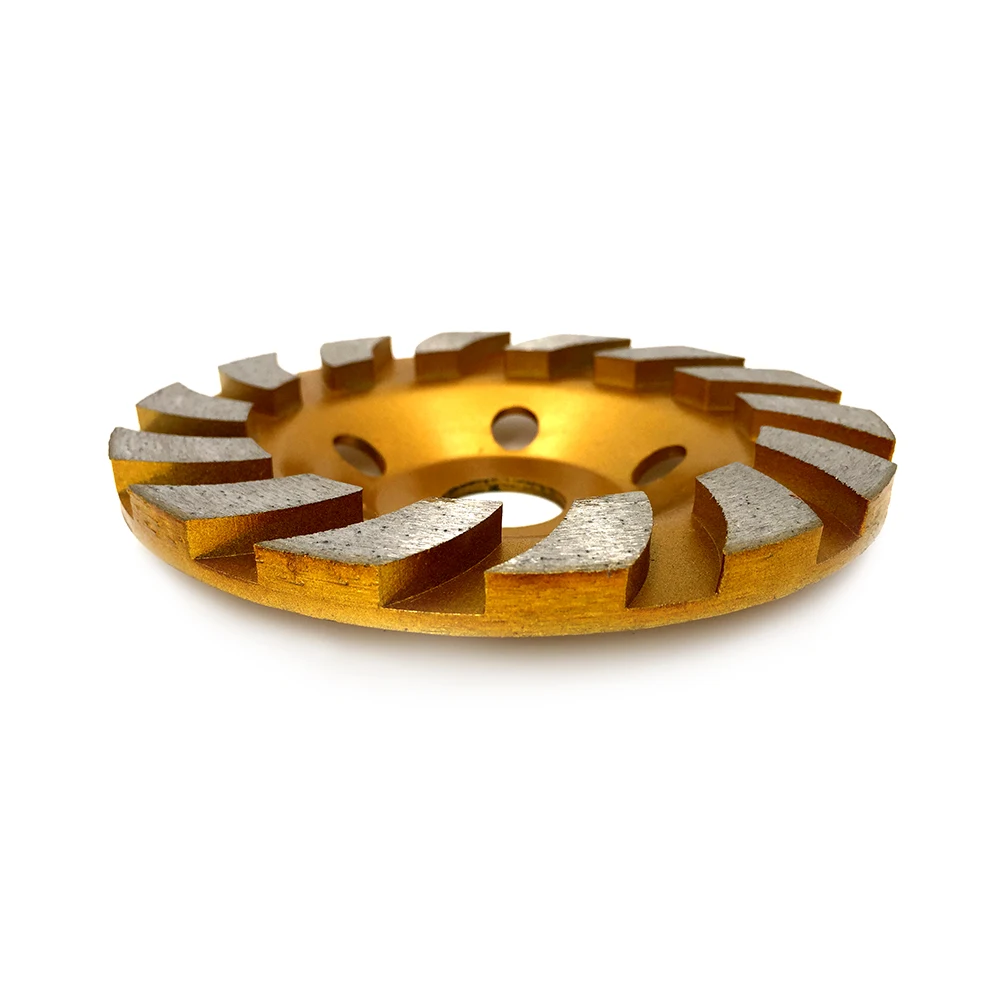 RIJILEI 125mm Diamond grinding cup disc 5inch Turbo Row Diamond Grinding Wheel Marble Abrasive pad for stone Polishing pad HC01 RIJILEI 125mm Diamond grinding cup disc 5inch Turbo Row Diamond Grinding Wheel Marble Abrasive pad for stone Polishing pad HC01
