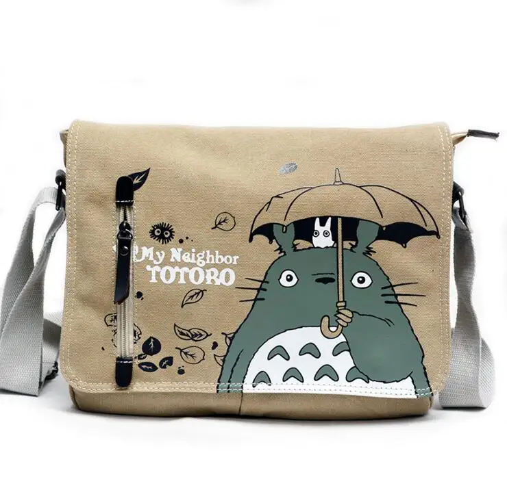 

Anime Totoro Messenger Bag Unisex Cartton Canvas School Handbag