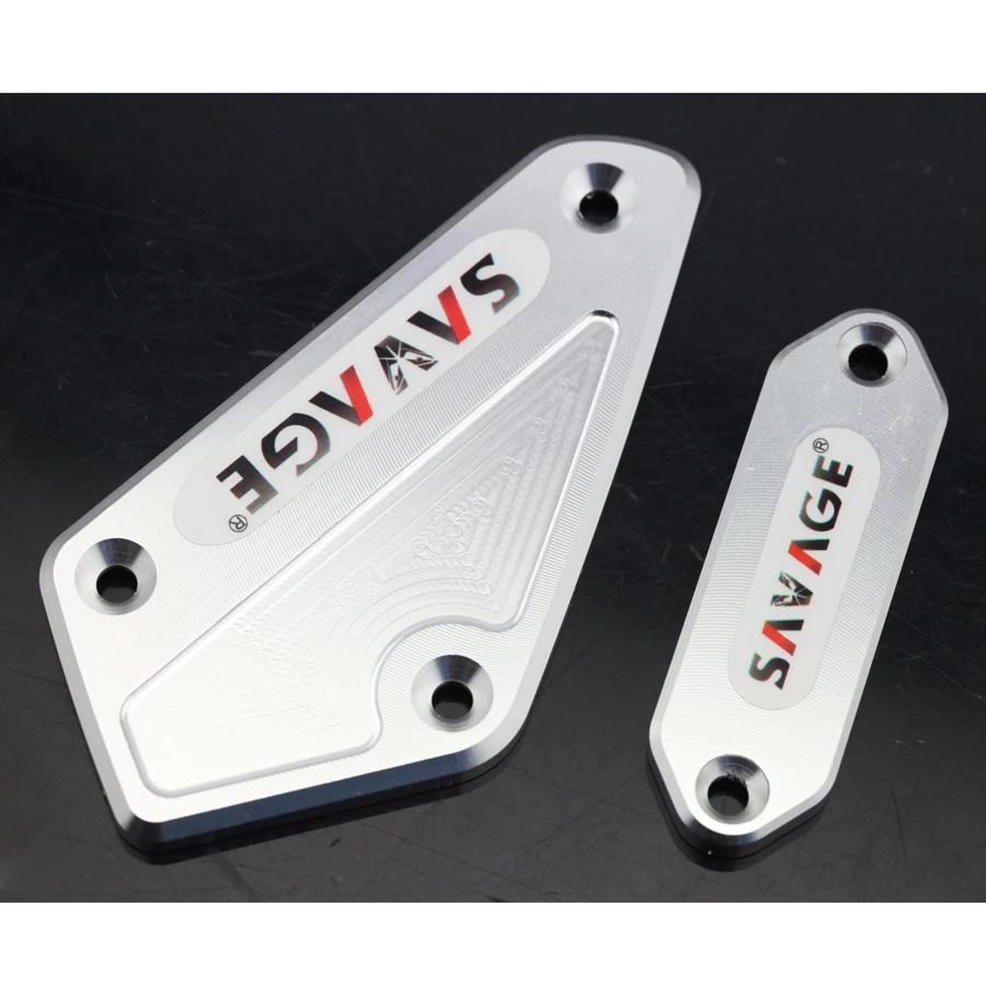 For YAMAHA V MAX VMAX 1700 2009 2015 Silver Motorcycle CNC Front Brake