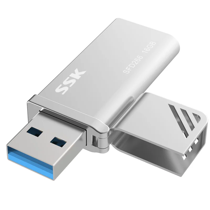 SSK SFD266 16GB 32GB 64GB 128GB 256GB USB Flash Drives Metal 3.0 High-speed write from 10MB-60MB | Компьютеры и офис