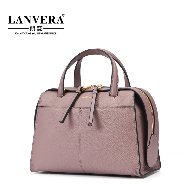 

2017 new leather bag leather handbag in Guangzhou factory direct wholesale business on behalf of a micro