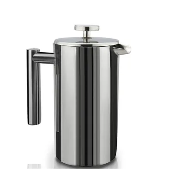 

VOGVIGO 350ML 800ML 1000ML Coffee Maker 304 Stainless Steel French Press Coffee Tea Pot Filter Coffee Makers Milk Oolong
