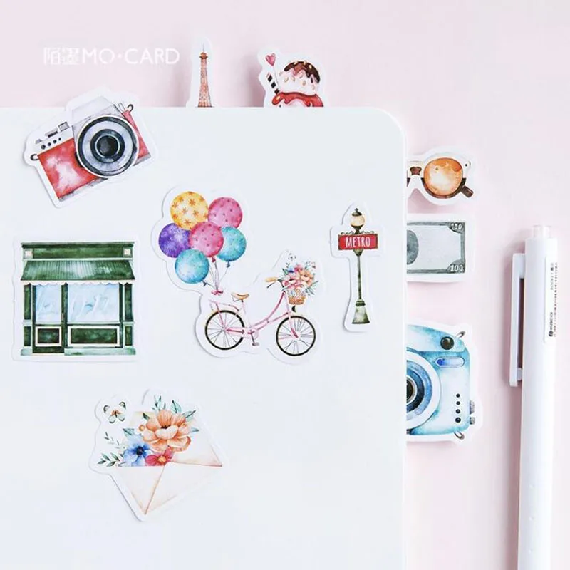 45 шт./компл. Kawaii Канцтовары наклейка Путешествие Creativa Bullet журнал альбом для
