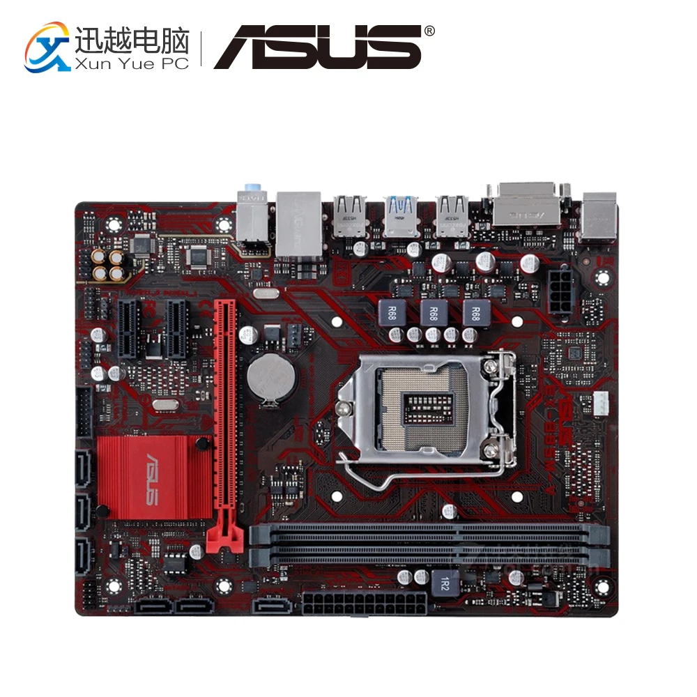 

Asus EX-B85M-V Desktop Motherboard B85 LGA 1150 For Core i3 i5 i7 DDR3 16G SATA3 USB3.0 DVI Micro ATX Original Used Mainboard