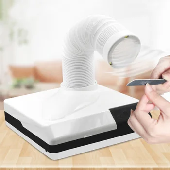 

60W Double Use Nail Art Salon Suction Dust Machine Dust Collector Vacuum Cleaner Nail Art Device Manicure Salon Tool Optional