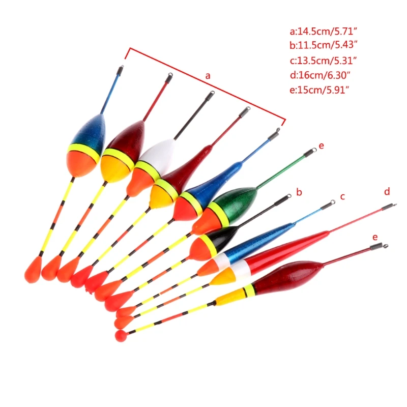 10 шт Карп набор поплавков для рыбалки буй поплавок палка для Рыбных Снастей вертикальный смешанный размер