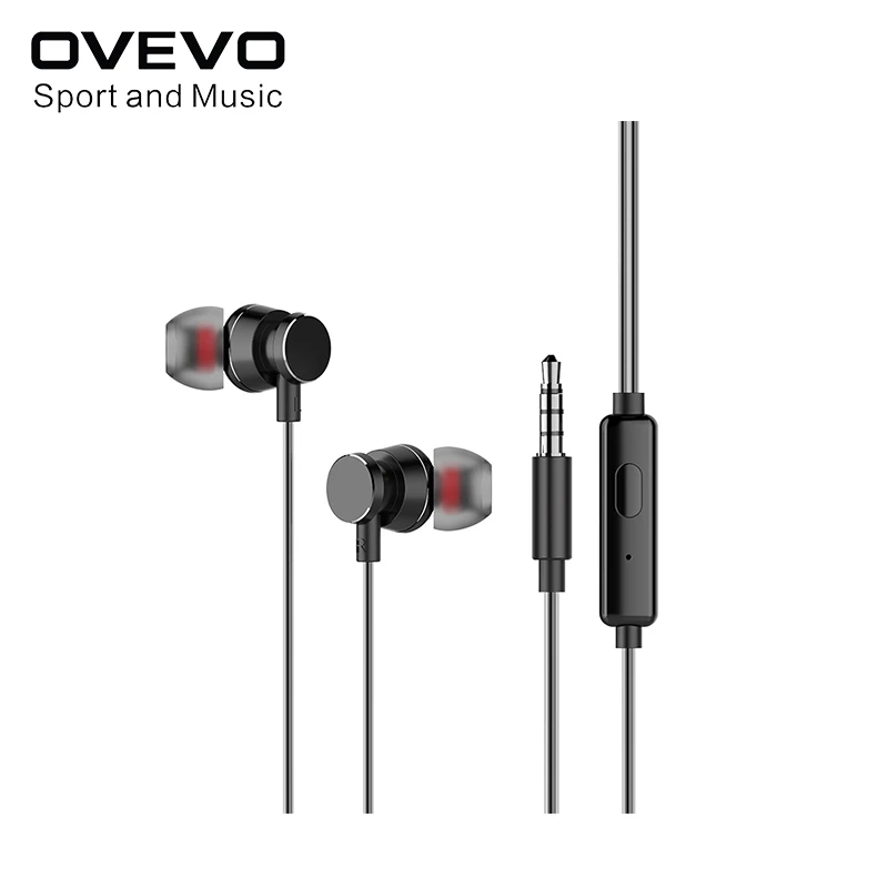 OVEVO S10 высокое качество стерео наушники вкладыши линейный контроль микрофон