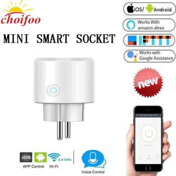 

Smart Home Plug Wireless WIFI Remote Control Socket Voice Control Homekit Smart Power Socket Support Alexa Google Home UK/US/EU