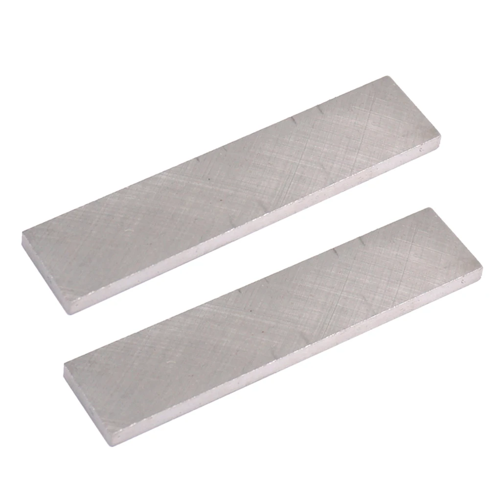 Pack Of 2 Alnico 5 Bar Magnet For Electric Guitar Pickup Parts 60x12.9x3mm