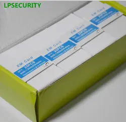 Lpsecurity 100 шт. RFID TK4100 125 кГц смарт-карты метки для время посещения контроля доступа RFID считыватель (не записи, не copible)