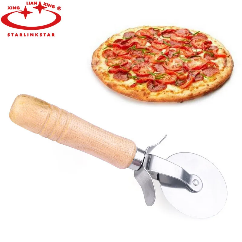 

1 Pcs Stainless Steel Pizza Wheels Cutters Multifunction High Quality Cake Pizza Cutters Brand Cooking Tools