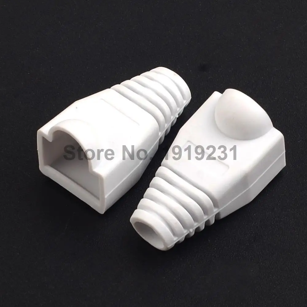 50PCS RJ45 Connector Caps cat5 cat5e cat6 Multicolour Sheath Protective