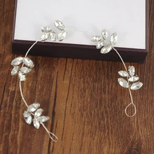 TOPQUEEN HP83 свадебные аксессуары для свадебной прически заставки с Crystal Silver Цвет невесты ювелирные изделия волос Быстрая в