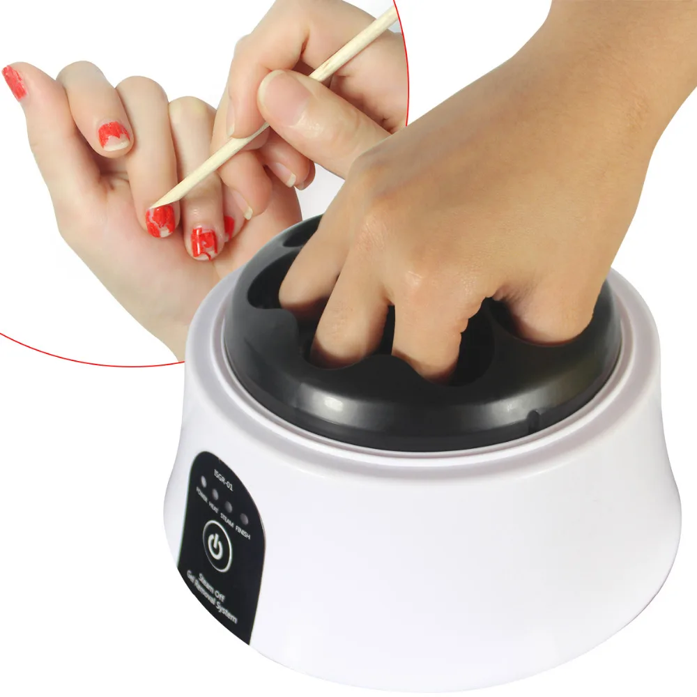 2016 High Quality And Whole Gel Nail Polish Remover Nail Makeup Tool Gel Polish Remover Machine Steamer Steam Off For Professional Art