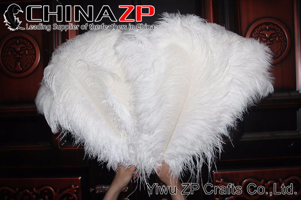 50-55cm white Ostrich Large Drab Wholesale Feathers (1)
