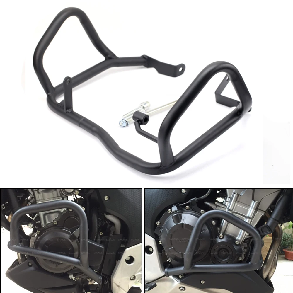 For HONDA CB500X CB400X CB500F CB400F 2013-2018 Motorcycle Front Extension Protector Guard Engine Crankcase Crash Bar