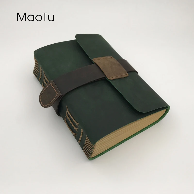 Дневник MaoTu из натуральной кожи под старину записная книжка крафт бумаги блокнот