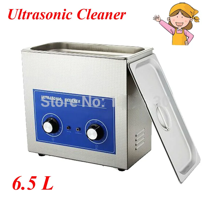 1pc Jeken180W 6.5L Ultrasonic Cleaner with Free Cleaning