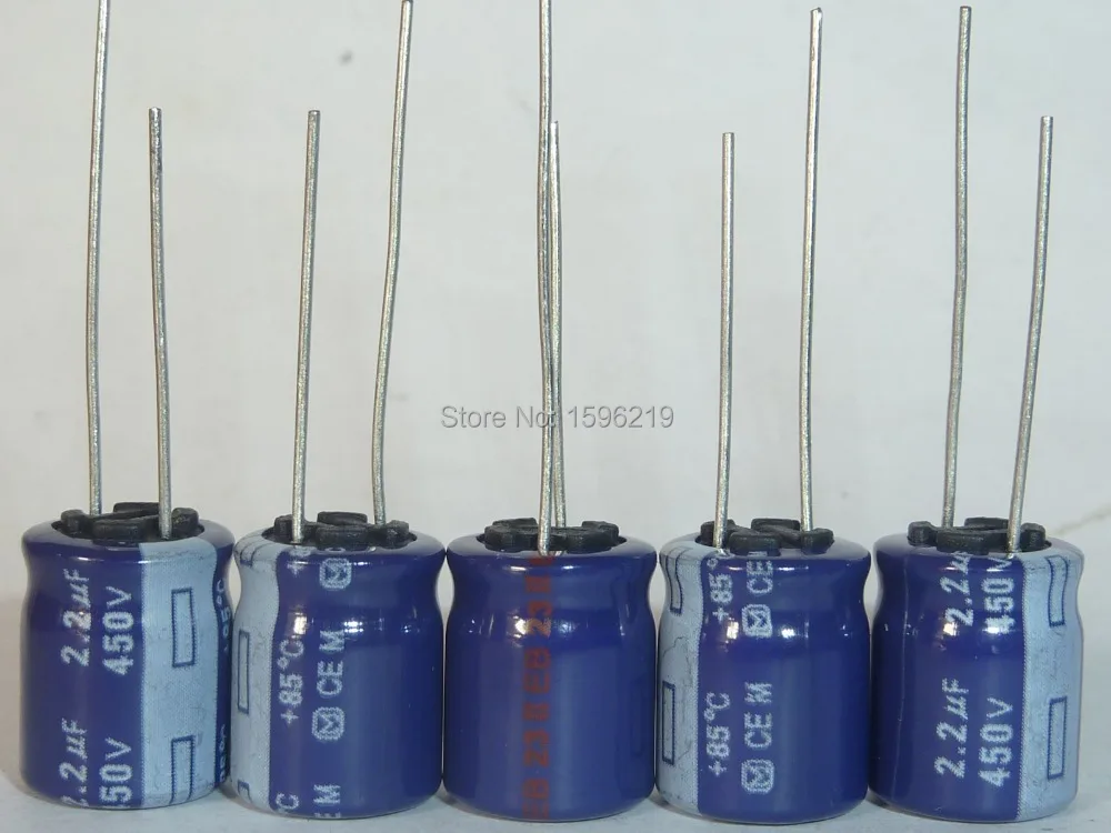 10 шт. 2 мкФ 450V M серия 10x12 5 мм оригинальный 450V2.2uF алюминиевый электролитический