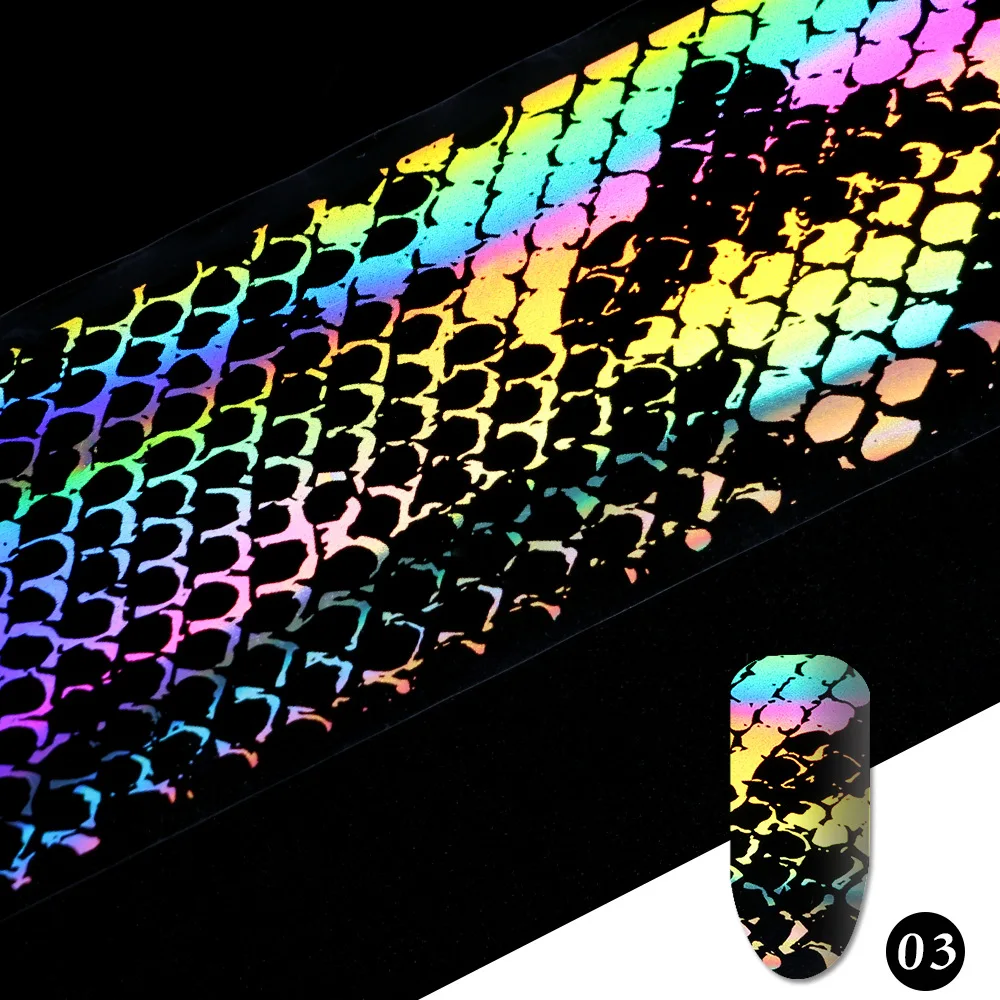 10 шт. Голографическая фольга для ногтей 4 х20 см|nail foil|holographic nail foilnail art transfers |