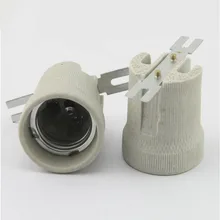 E27 винтовой цоколь потолочный таможенная пошлина Керамика держатель с разъемом 20 штук