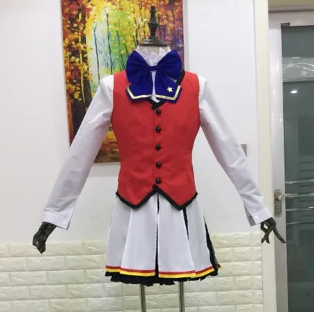 Японское аниме Aikatsu Kasumi Yozora униформа косплей костюм костюмы на Хэллоуин для