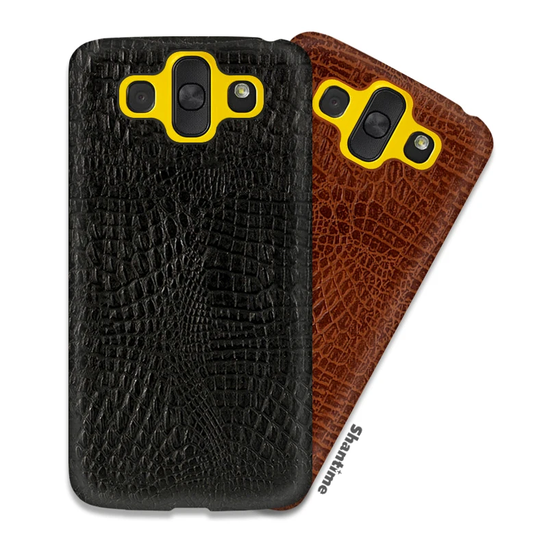Vintage Crocodile Skin PU Leather Case For LG AKA Phone Business Style | Мобильные телефоны и аксессуары