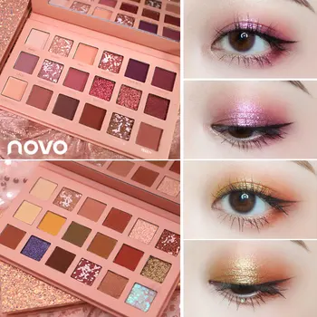 

18 Color Makeup Eyeshadow Palette Nude Waterproof Glitter Pigment Smoky Eye Shadow Pallete Metallic Natural Eyeshadow Kit