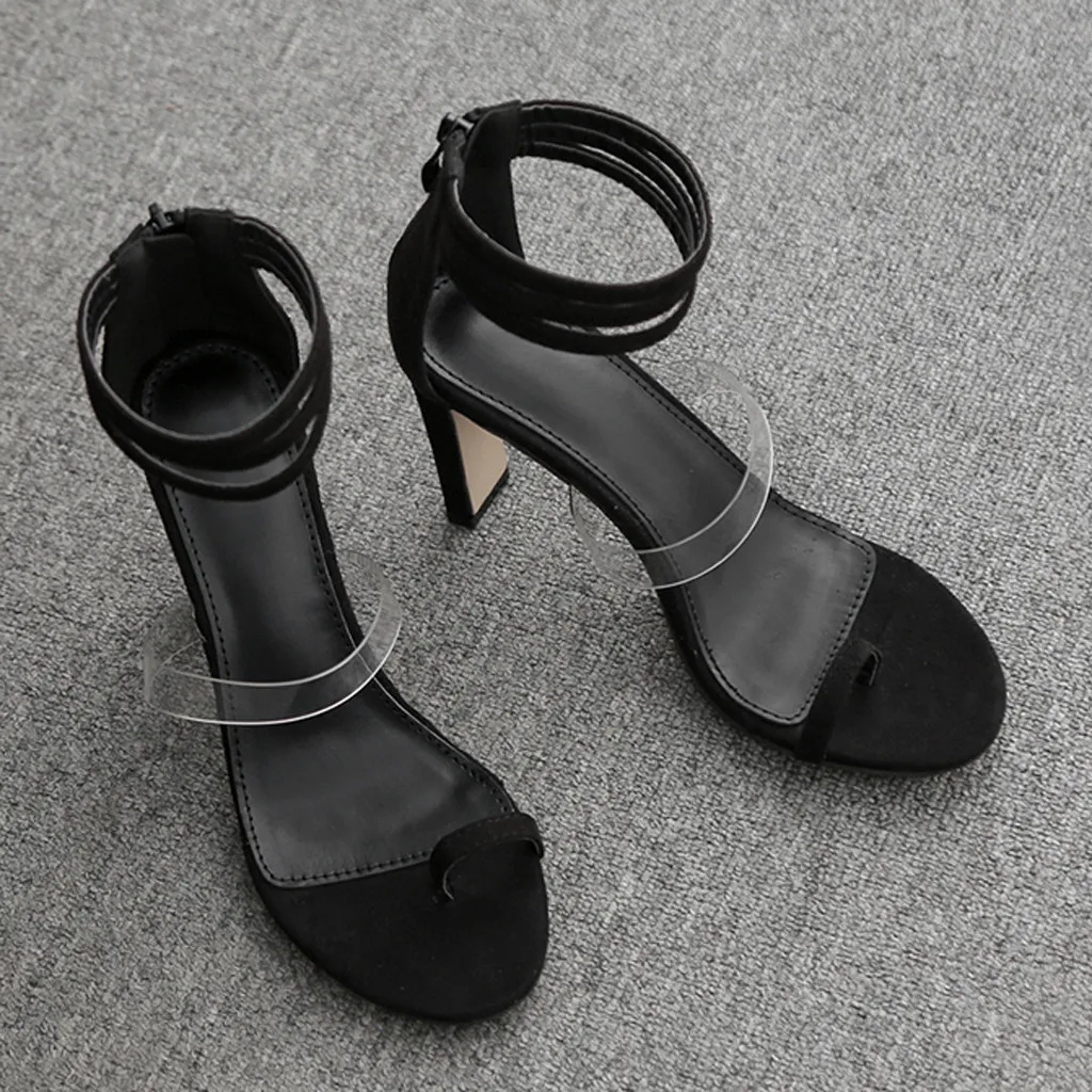 Zapatos de mujer женские босоножки модные с острым носком на квадратном каблуке обувь