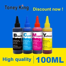 Toney King 100ML Printer inkt voor ciss tank Ink Refill Kit Replacement For HP For Epson for canon pixma deskjet Ink bottle
