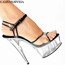Сексуальная танцевальная обувь laijianjinxia 15 см босоножки на высоком каблуке, для ночного клуба, Обувь для танцев на шесте Танцы модель обуви женские туфли на высоком каблуке