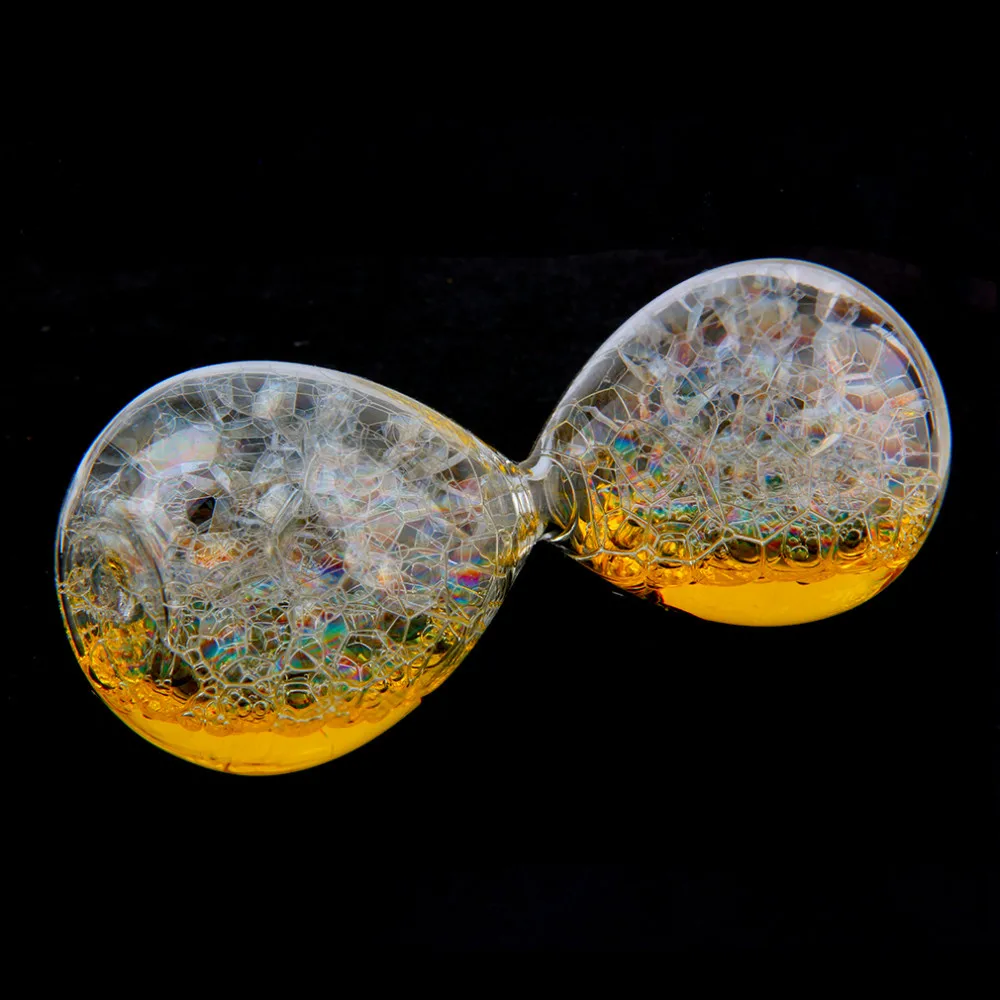 Маленькие Прозрачные Пузырьковые Песочные часы жидкий таймер украшение подарок